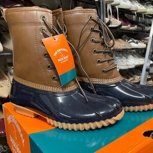 Sporto Brown and Navy Winter Boots